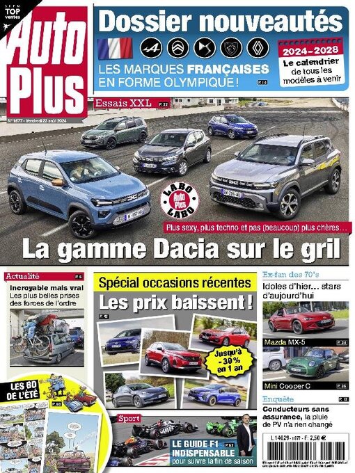 Editions Mondadori Axel Springer (EMAS)作のAuto Plus Franceの作品詳細 - 貸出可能